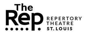 The Repertory Theatre of St. Louis black text on white background
