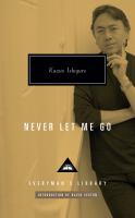 "Never Let Me Go" book cover