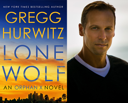 Gregg Hurwitz - "Lone Wolf" book cover and color author photo