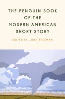 "The Penguin Book of the Modern American Short Story" book cover