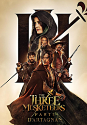 "The Three Musketeers Part 1: D'Artagnan" dvd cover