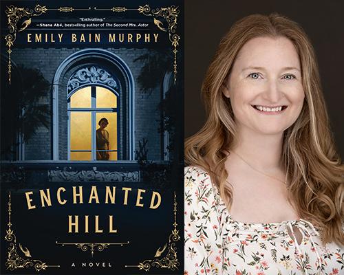 Emily Baine - “Enchanted Hill” book cover and color author photo