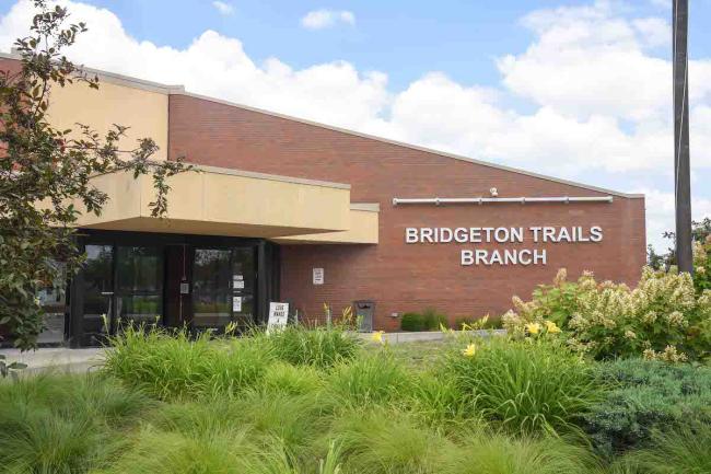Exterior photo of the Bridgeton Trails Branch