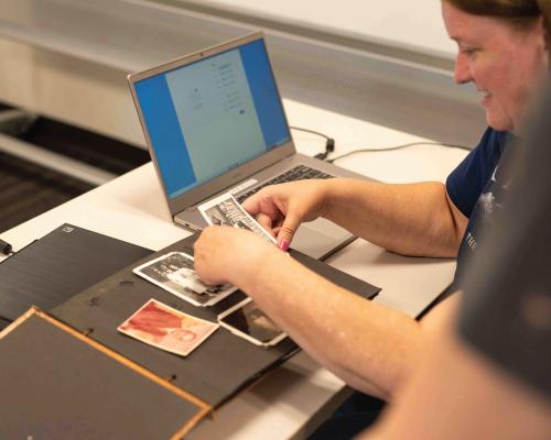 Scanning kit with Chromebook and flatbed scanner